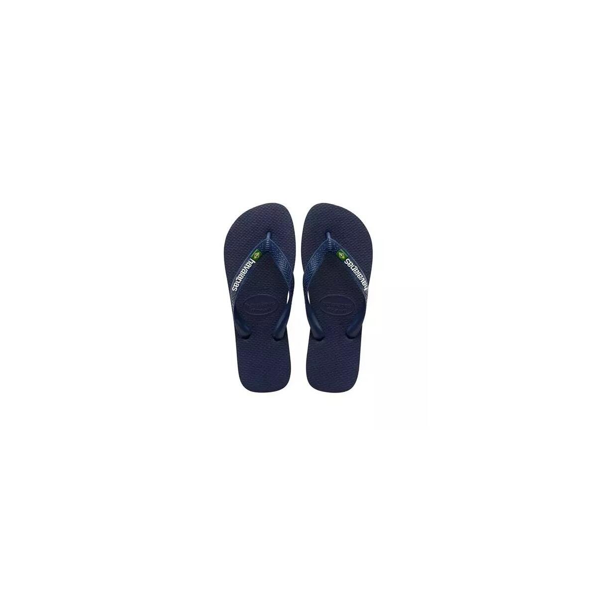 Havaianas Brasil Logo Infradito Uomo Marine 4/7
