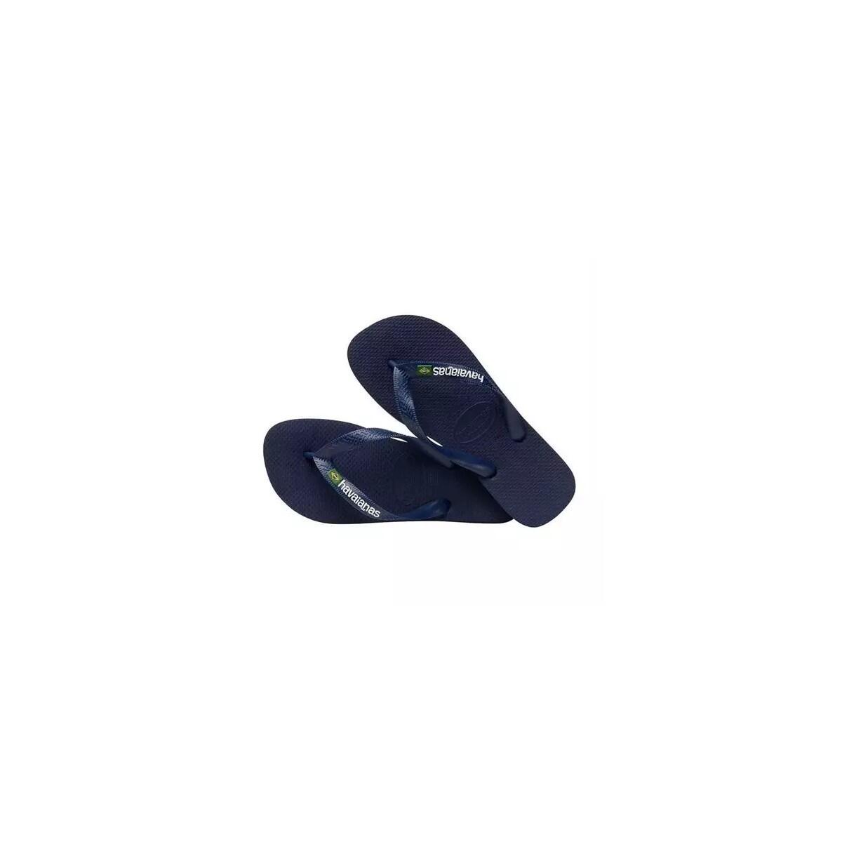 Havaianas Brasil Logo Infradito Uomo Marine 3/7