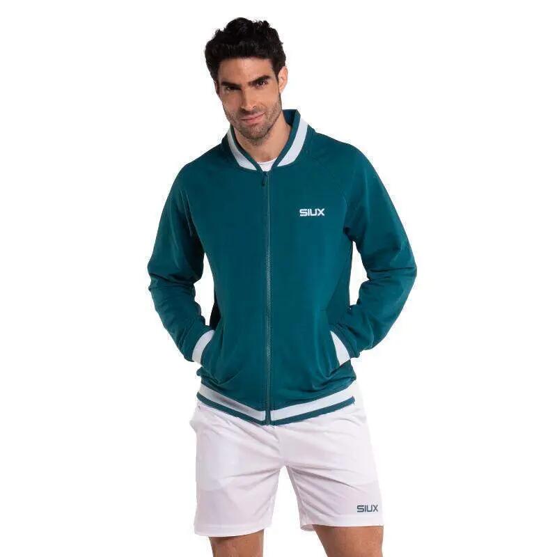 Siux - Giacca sportiva Padel Silk, taglia XXL, verde 3/5