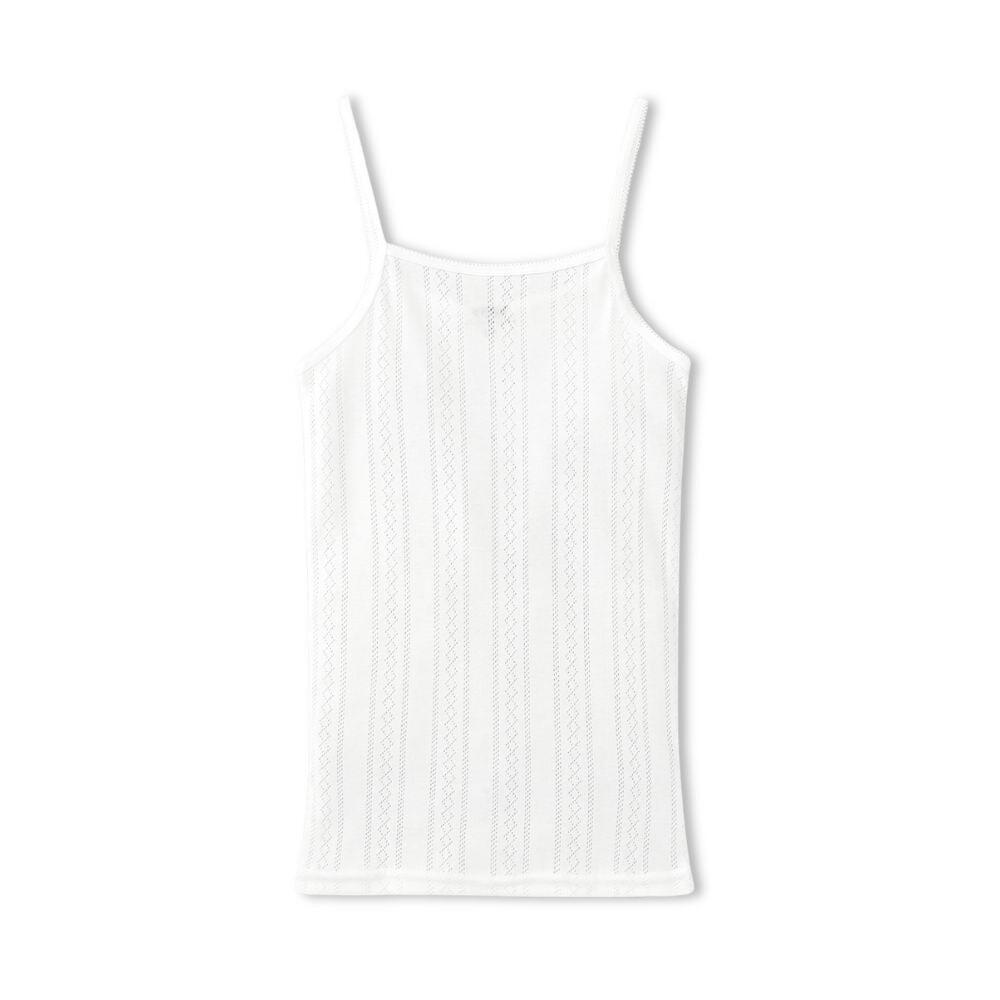 Camiseta interior tirantes niña algodón orgánico 3/4