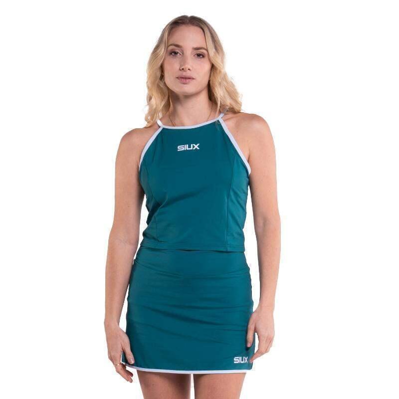 Camiseta Feminina Verde de Seda Siux 1/5