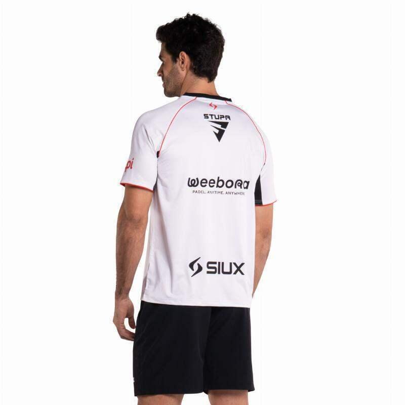 Siux - T-shirt Padel Electra x Stupa 26, Taille XXL Blanc 4/5
