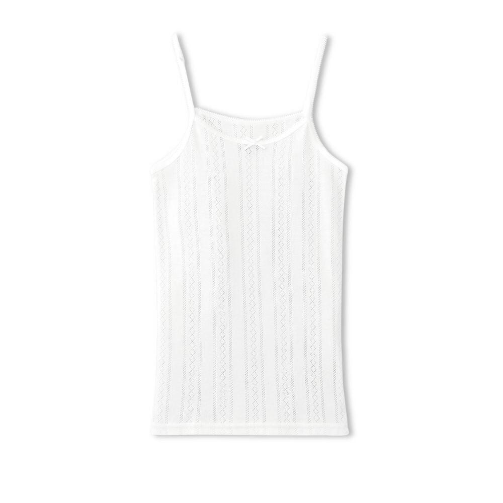 Camiseta interior tirantes niña algodón orgánico 2/4