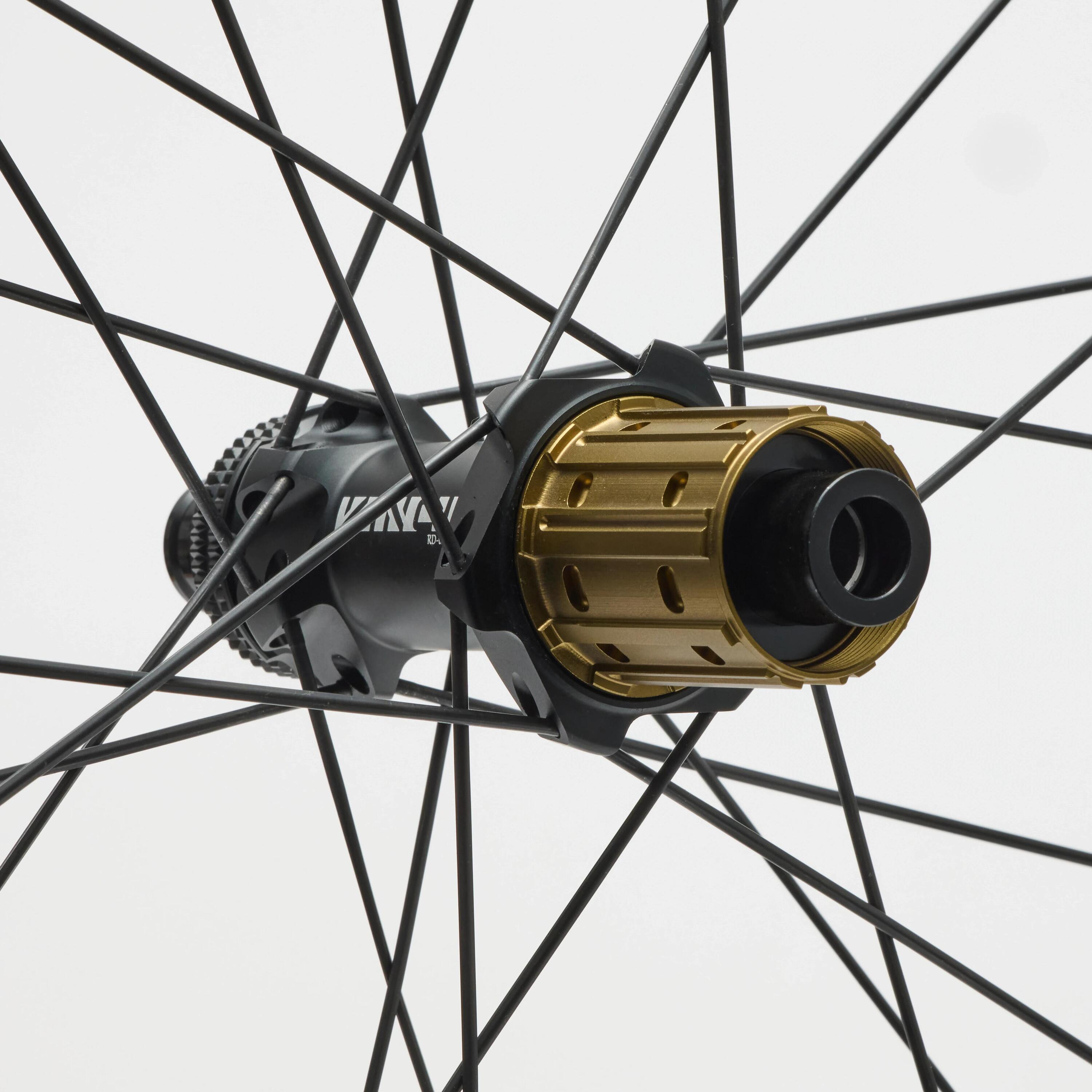 Koła szosowe karbonowe Vinci Rapid 50mm 2026, białe, piasty V Tour, Shimano HG 3/7