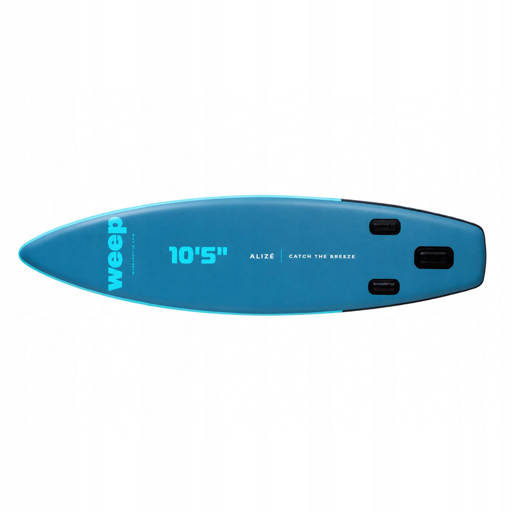 Deska Sup Do Pływania Weep Alize  Dmuchana Pompowana Plecak Akcesoria 320cm 10Ft 3/7