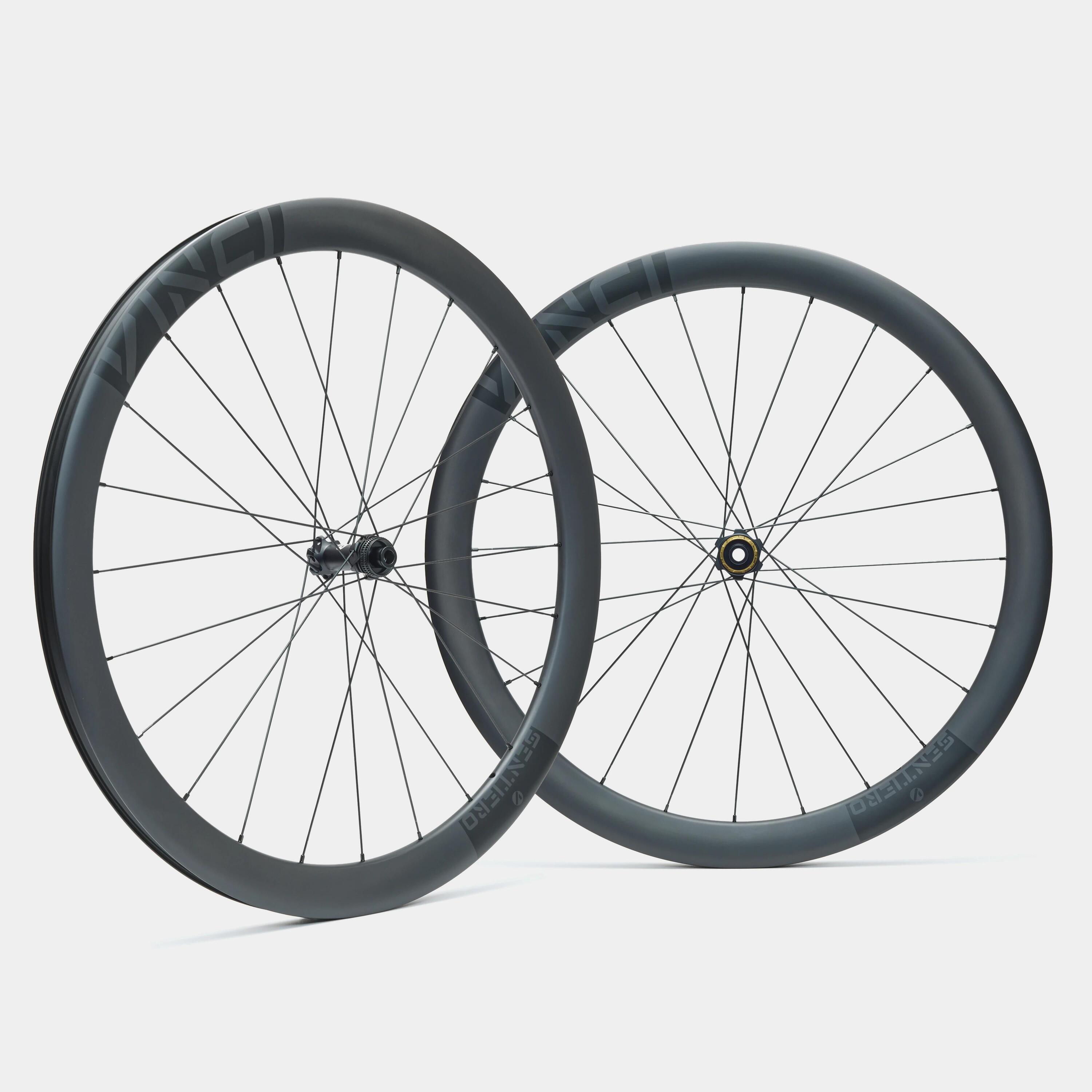 Koła szosowe karbonowe Vinci Sentiero 45mm 2026, piasty Vinci Tour, Shimano HG 1/4