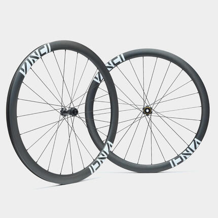 Koła szosowe karbonowe Vinci Rapid 40mm 2026, białe, piasty V Tour, Shimano HG