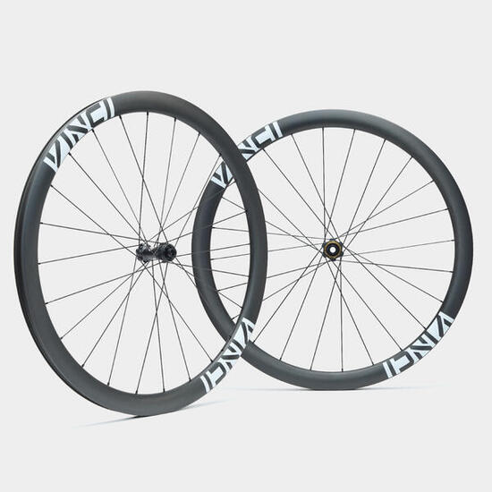 Koła szosowe karbonowe Vinci Rapid 40mm 2026, białe, piasty V Tour, Shimano HG