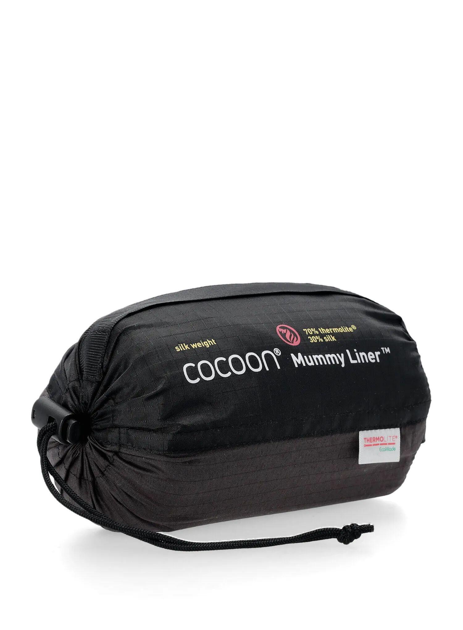 Wkładka do śpiwora Cocoon MummyLiner - Thermolight Silkweight - volcano grey 4/6