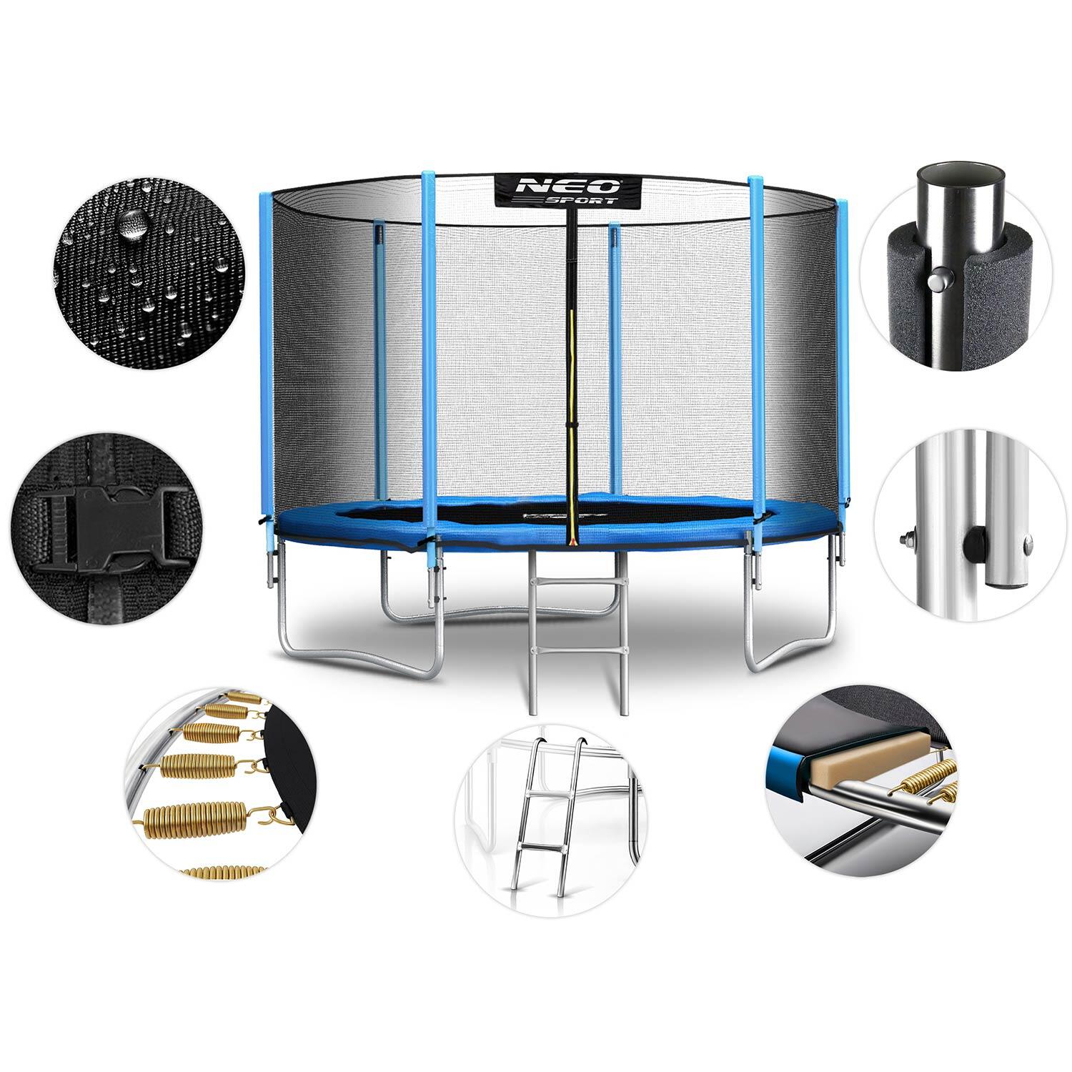 Trampolina ogrodowa Neo-Sport NS-06Z181 6ft/183cm z siatka zewnętrzna 5/7