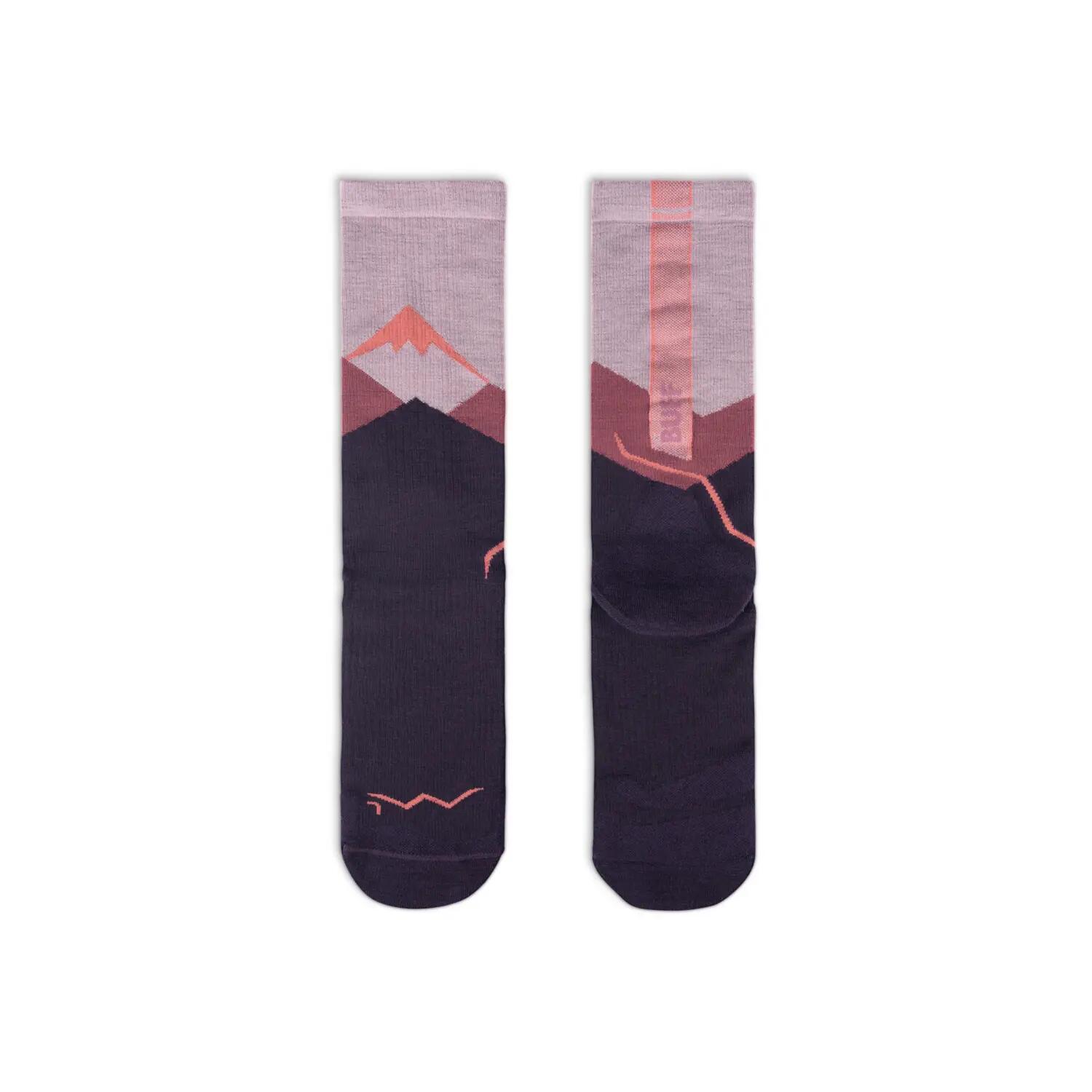 Merino Lightweight Crew Socken L (42-44) pink - LWC1 pink 3/4