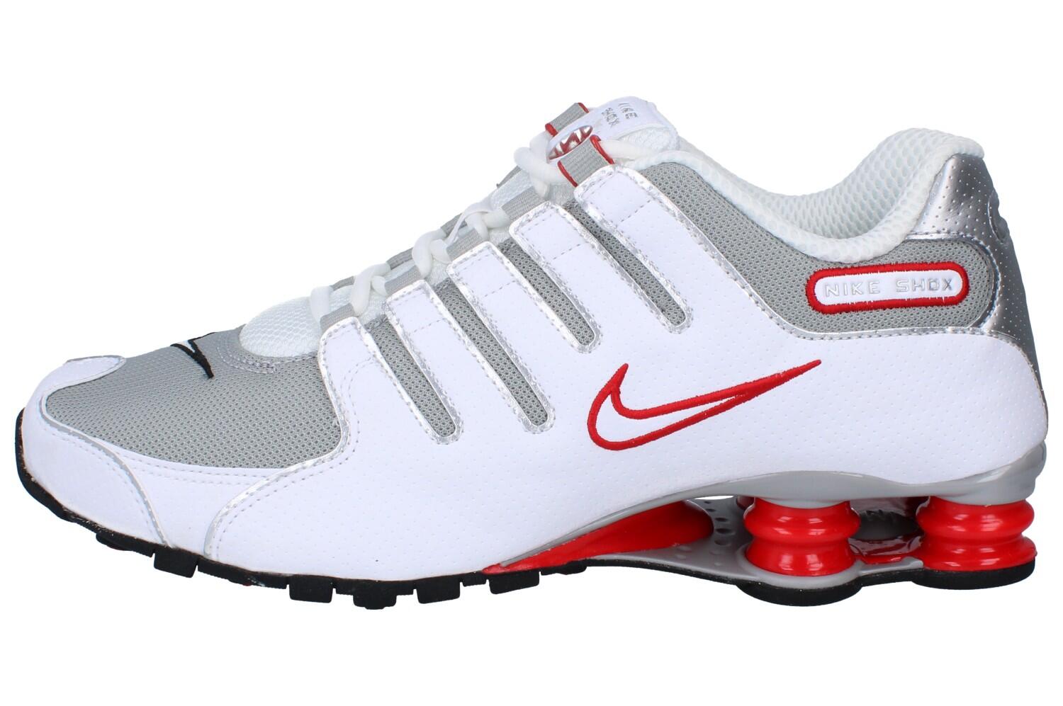 Nike Shox NZ White Sport Red 6/6