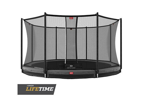 BERG Trampolína Favorit InGround 380 + Bezp. Síť Comfort Šedá