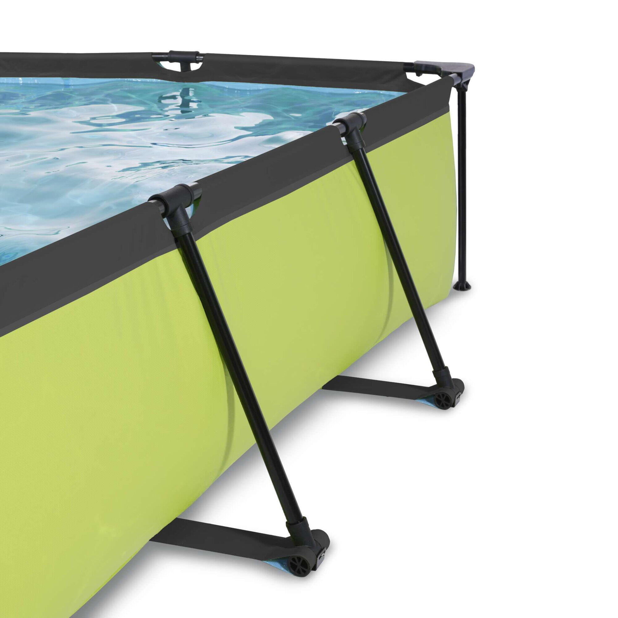 Piscine couverte 300x200x65cm avec pompe filtrante 6/7