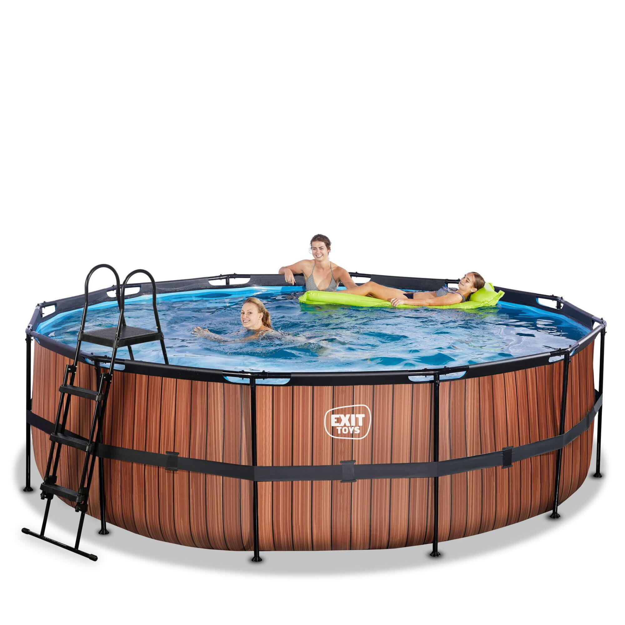 Piscina ø450x122cm con bomba de filtrado de arena 5/7