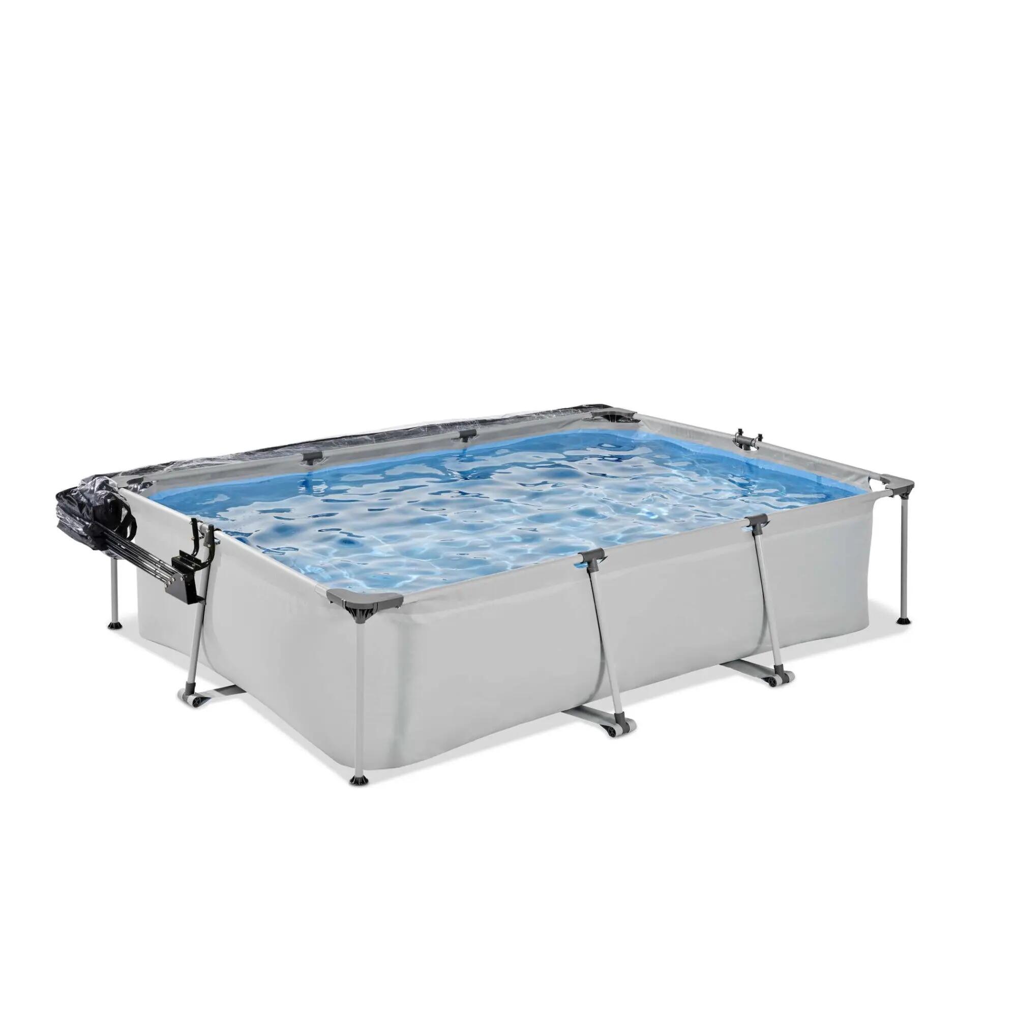 Piscina 300x200x65cm con cúpula y bomba de depuración 3/7