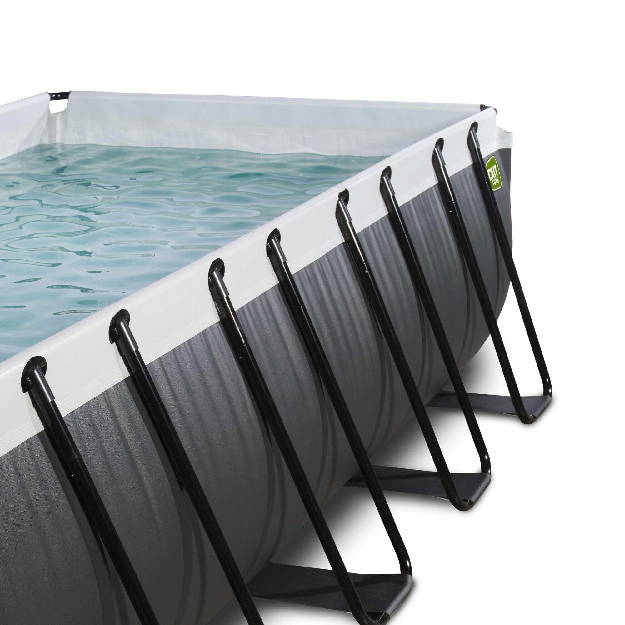 Pool 400x200x122cm mit Sandfilterpumpe 4/7