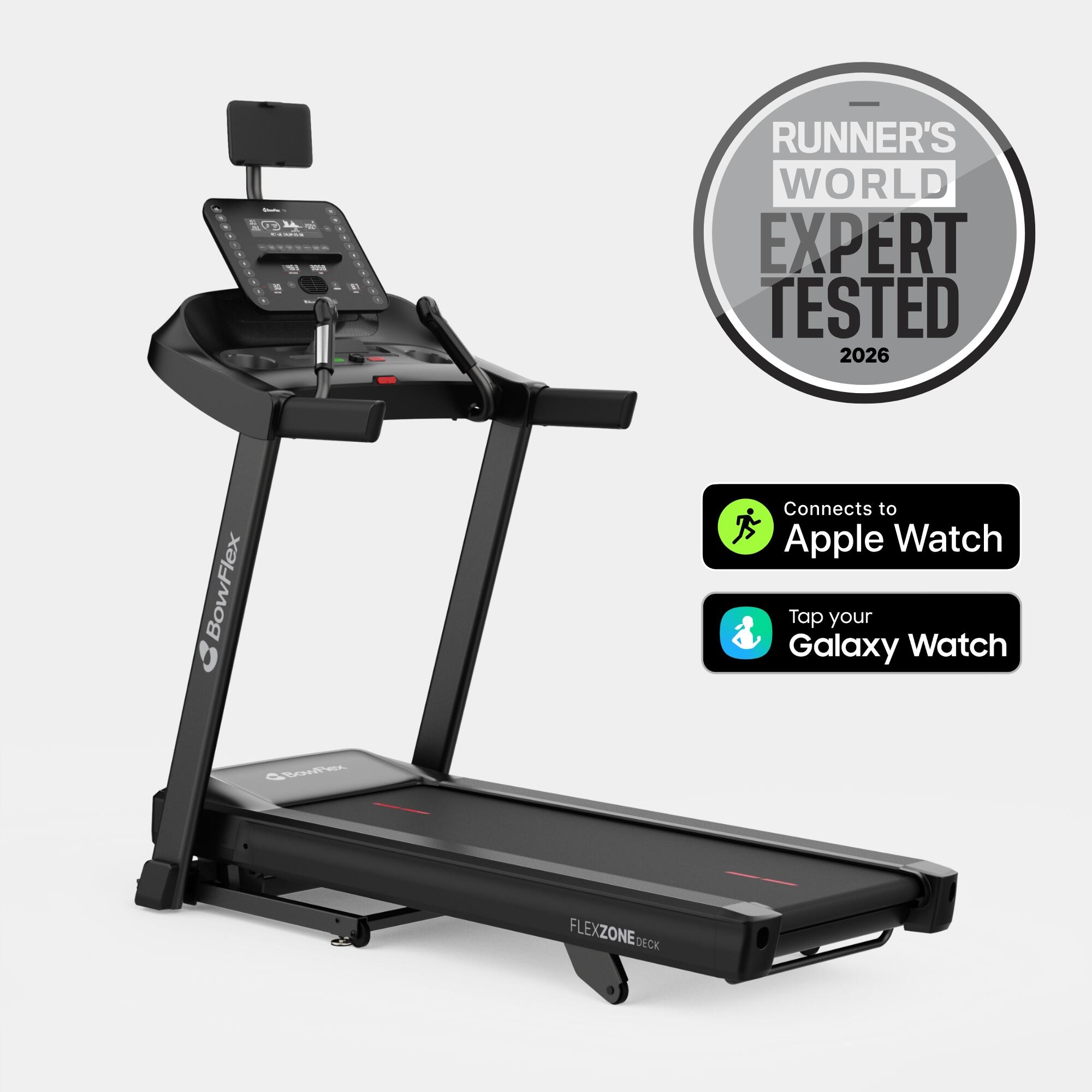 Cinta de correr plegable T6 - 20 km/h, 15%, compatible con Apple y Galaxy Watch 9/10