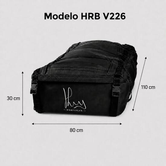 Borsa portapacchi da tetto HR Expedition V226 - Capacità 264 litri