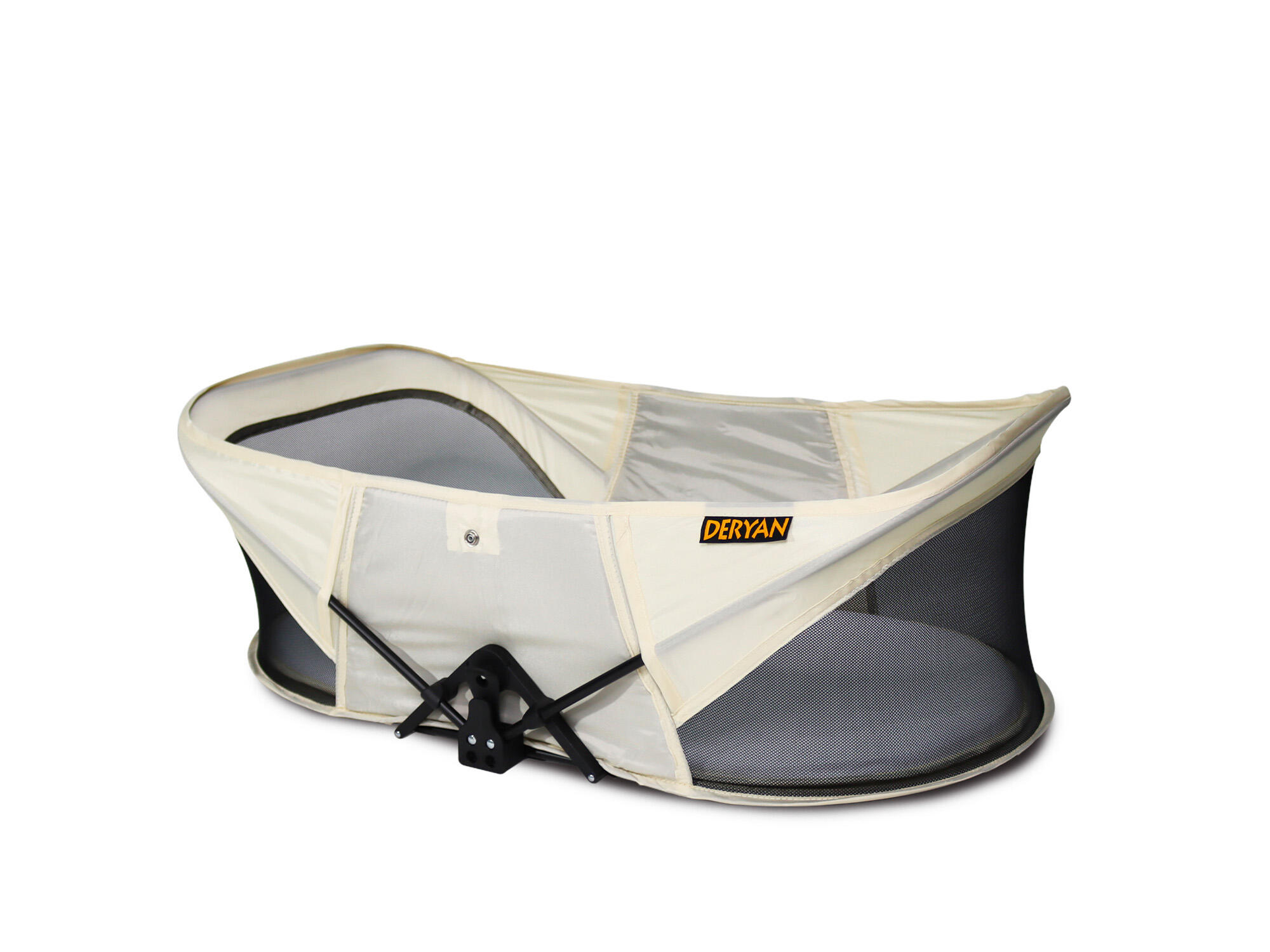 Infant Luxe BabyBox - Cuna de camping - Mosquitera para bebé - Crema 4/7