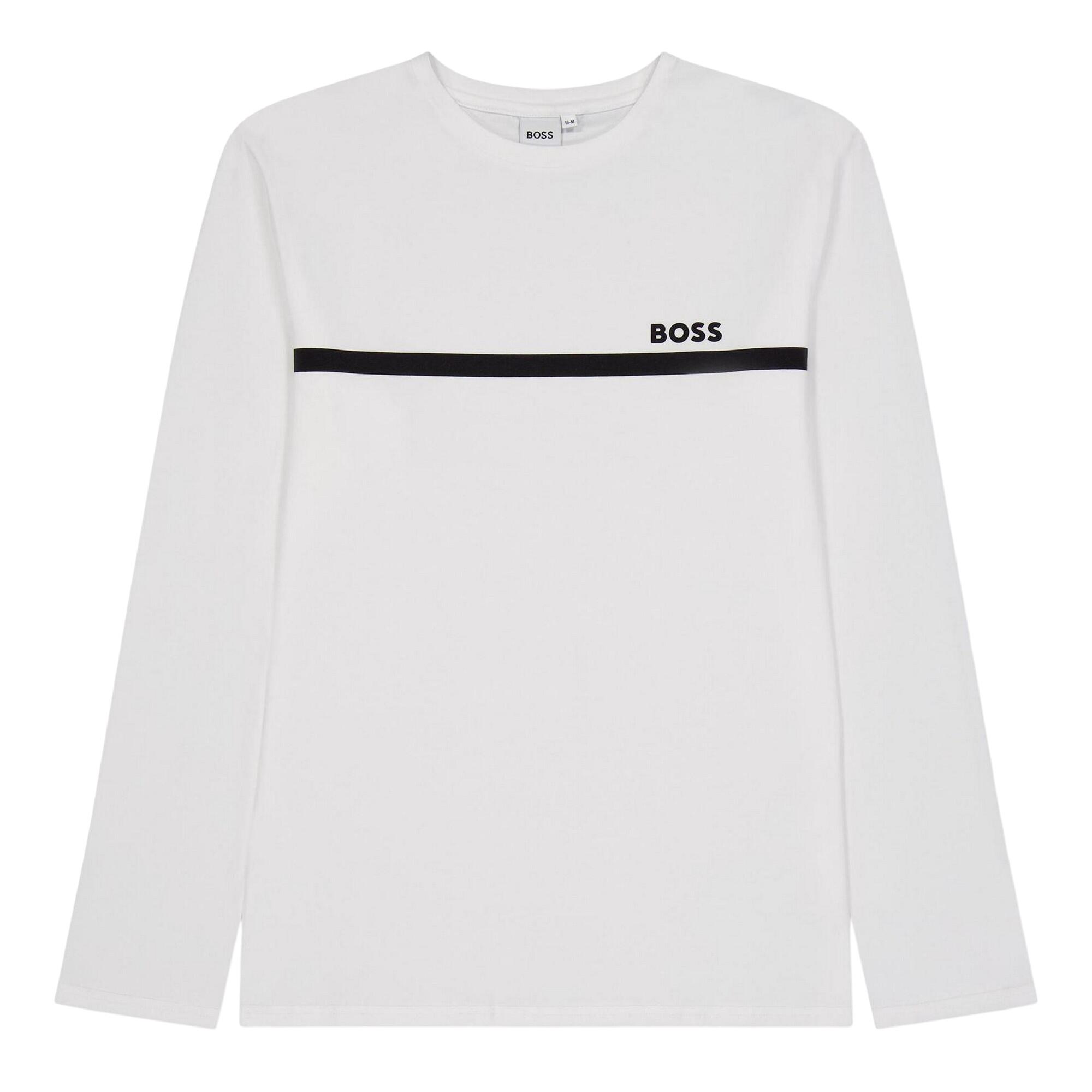 Boss Childrens/Kids Logo Long-Sleeved T-Shirt