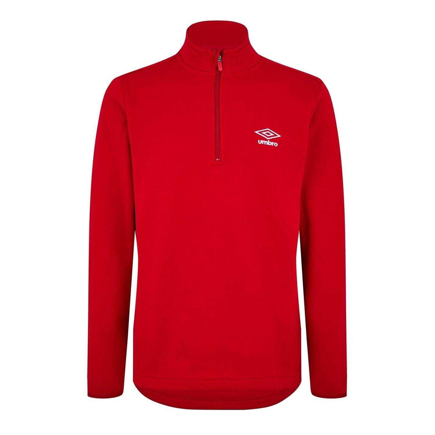Umbro Mens Club Essential Quarter Zip Regular Sweatshirt