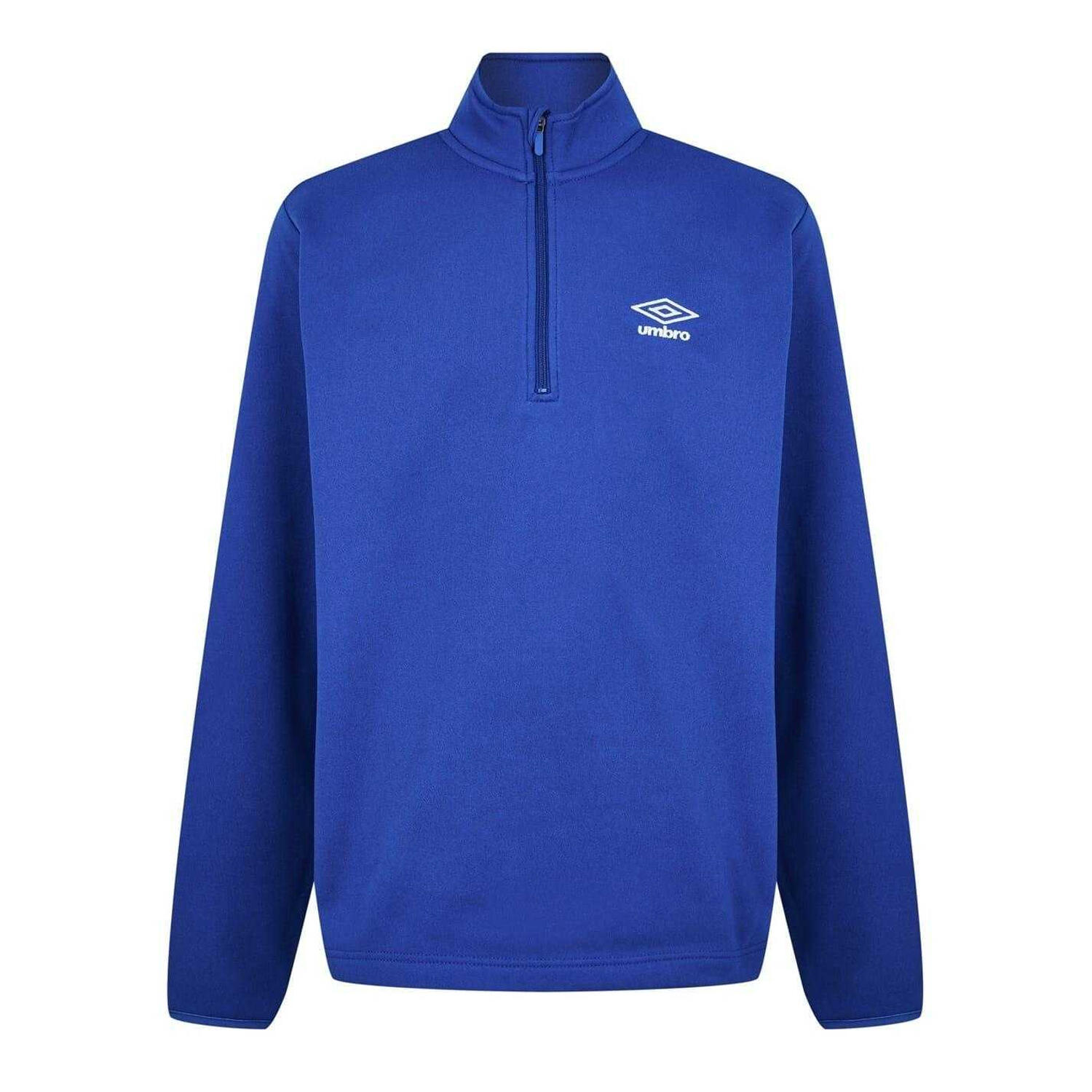 Umbro Mens Club Essential Quarter Zip Regular Sweatshirt