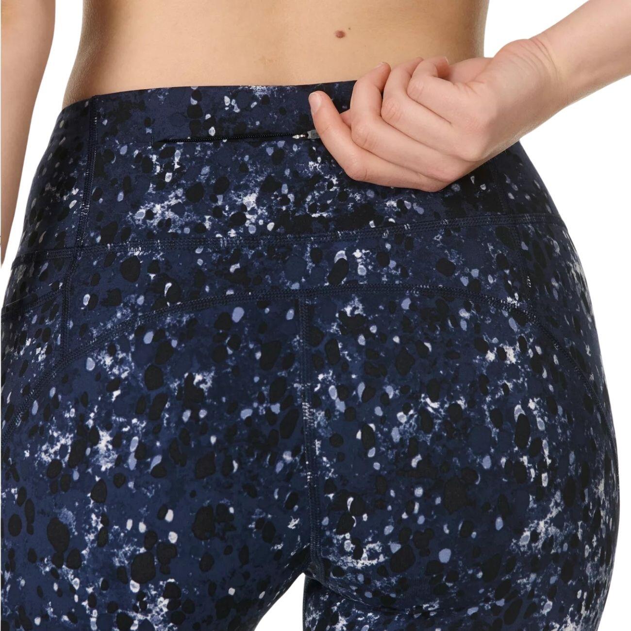 SWEATY BETTY Power Gym Leggings Broek BLAUWE HALFTONE LUIPAARDPRINT XL 5/7