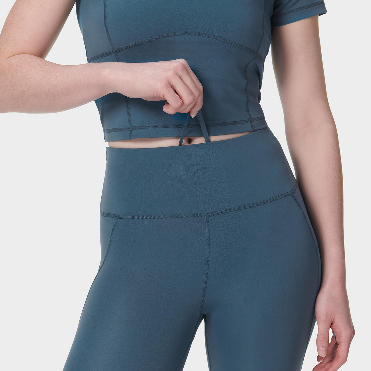 SWEATY BETTY All Day Leggings Broek ZACHTBLAUW S 5/7