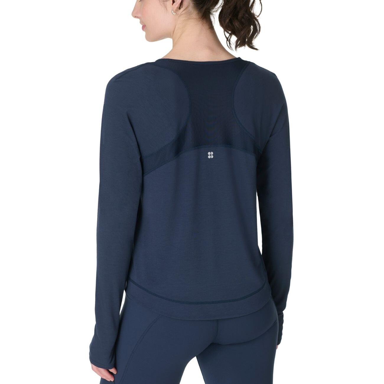 Haut à Manches Longues en Maille Sweaty Betty Breathe Easy 4/7