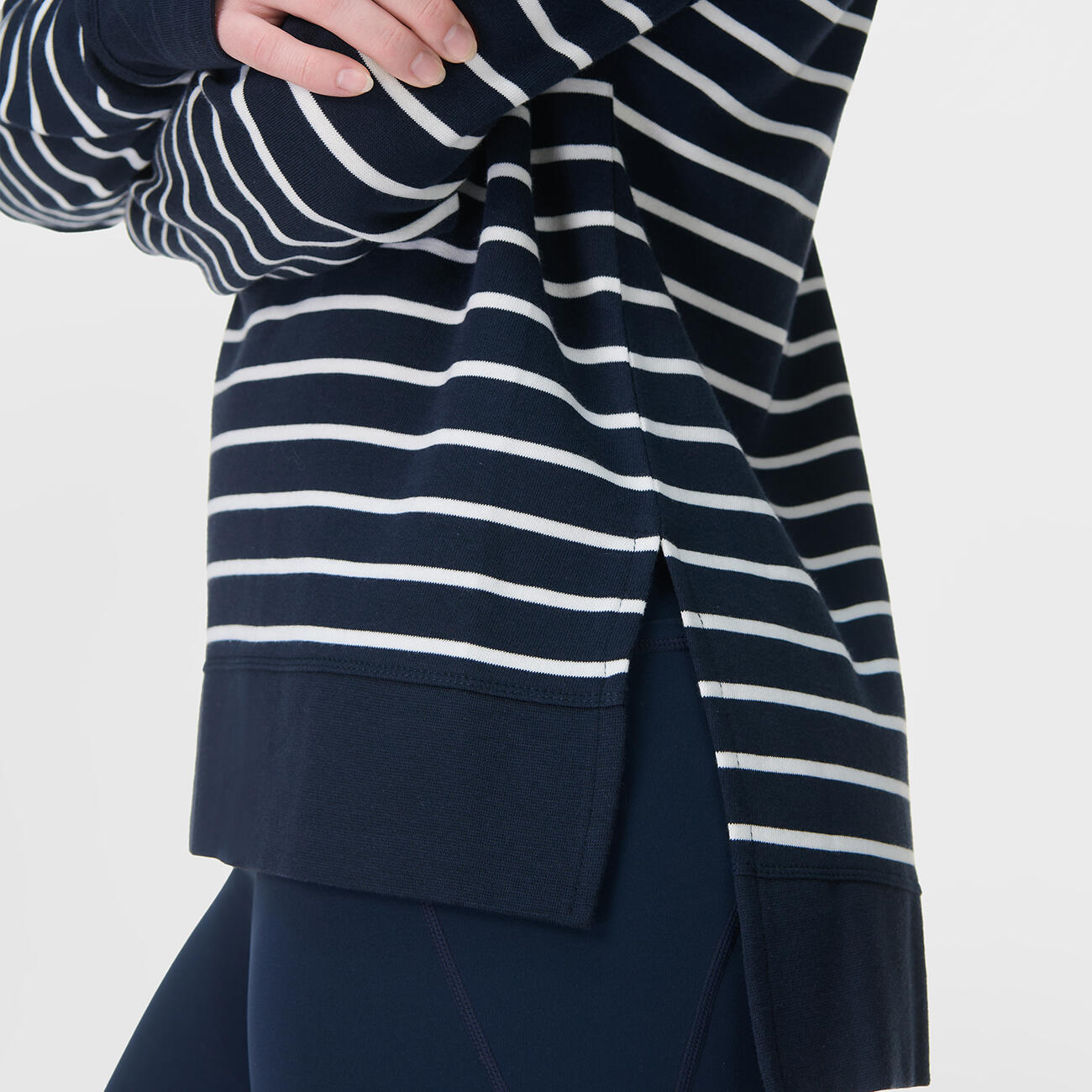 SWEATY BETTY Sweaty Betty After Class Longline Sweatshirt Trui DONKERBLAUW 5/7