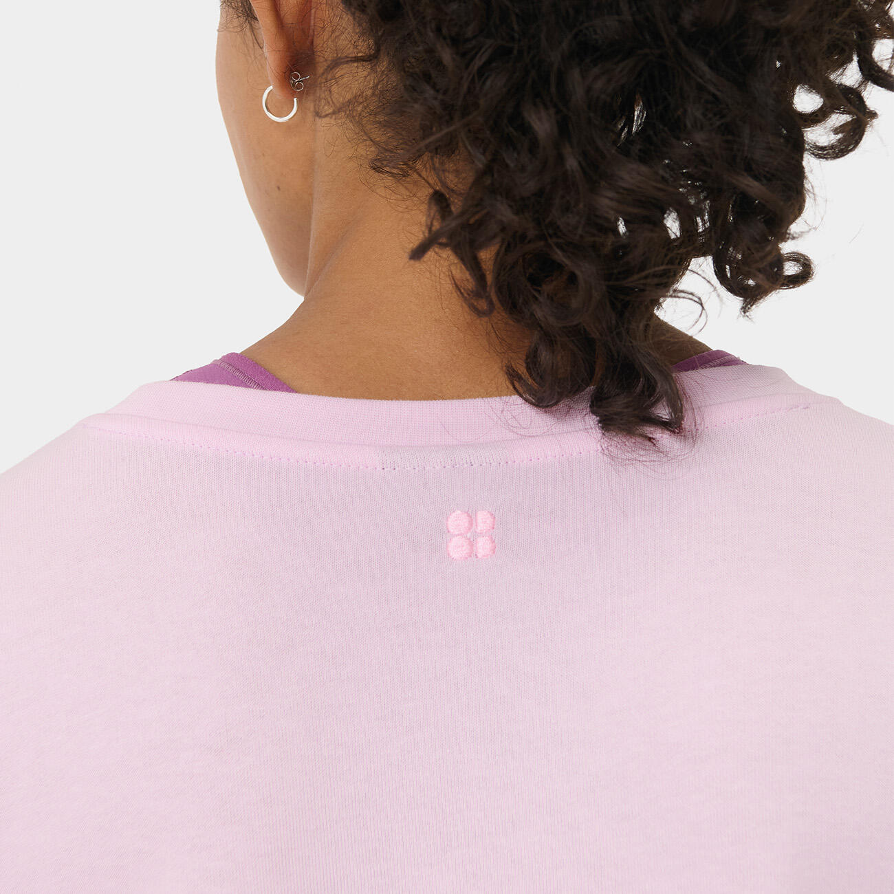 SWEATY BETTY After Class Longline Sweatshirt Trui PASTELROZE L 5/7