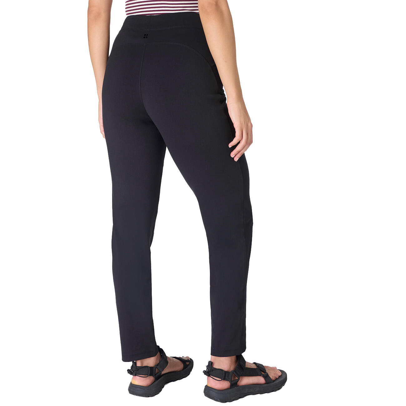 SWEATY BETTY Transition 30 Slim Leg Pant Broek ZWART S 3/7