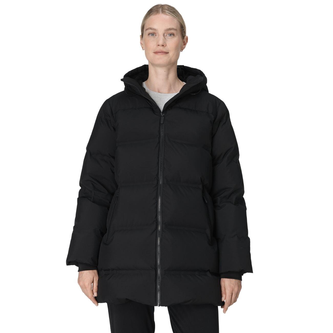 SWEATY BETTY Nimbus Mid Waterproof Puffer Sportjas ZWART L 2/7