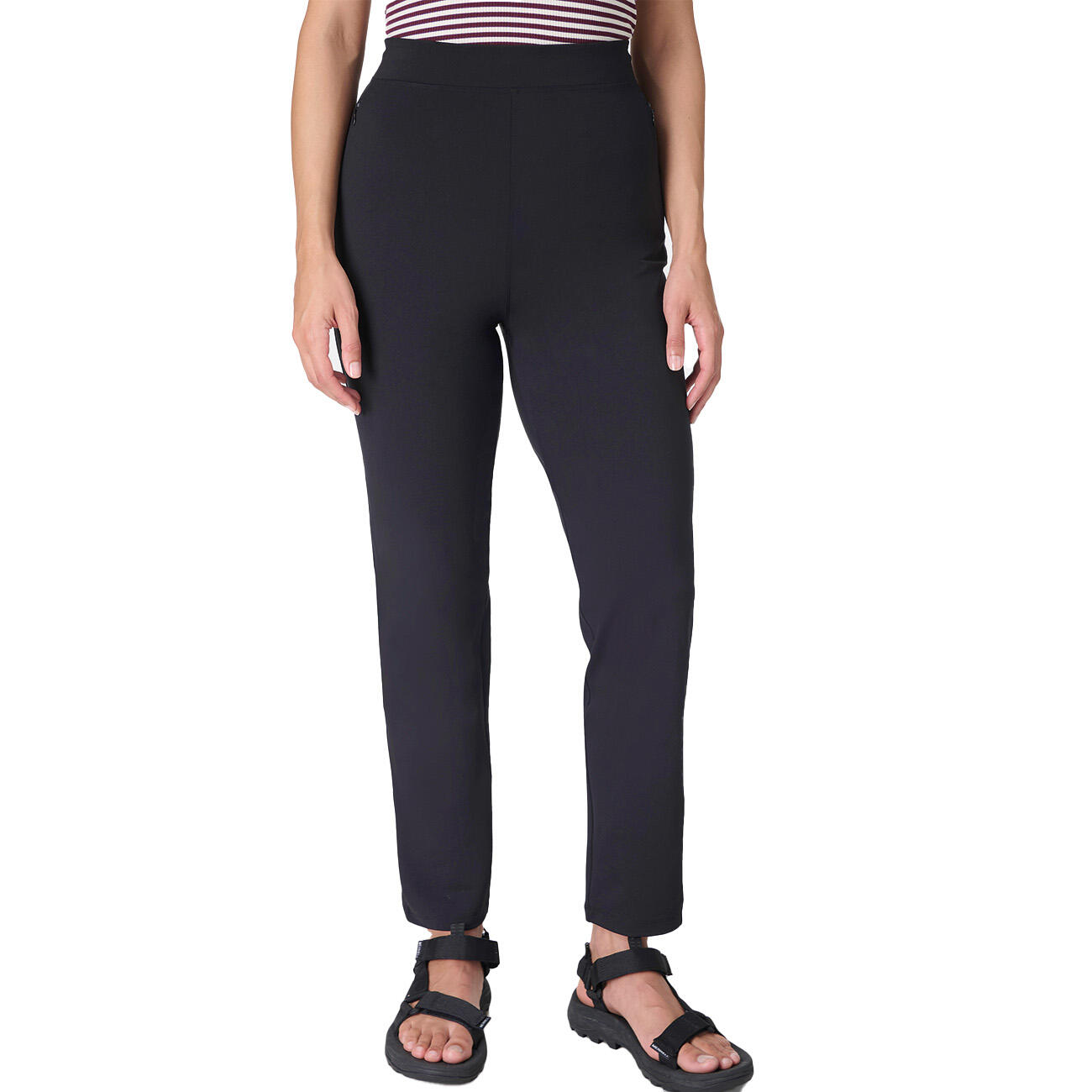 SWEATY BETTY Transition 30 Slim Leg Pant Broek ZWART S 2/7