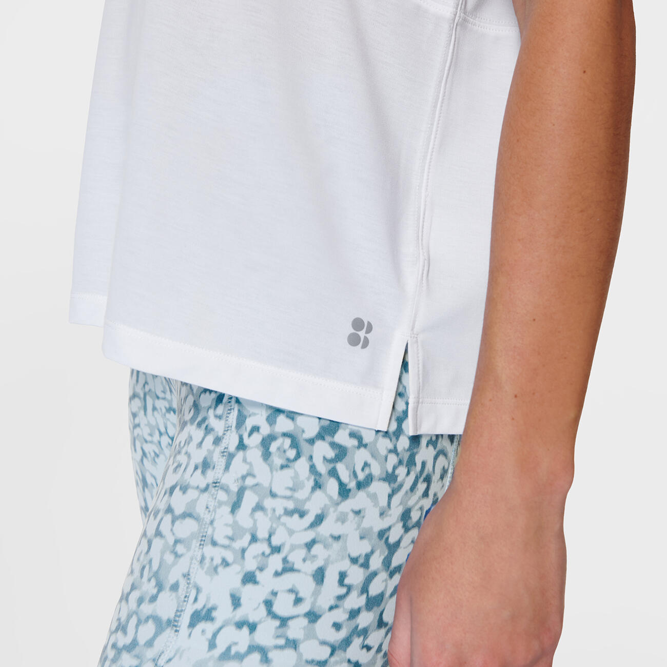 SWEATY BETTY Soft Flow Studio T-Shirt T-shirt WIT XS 5/7