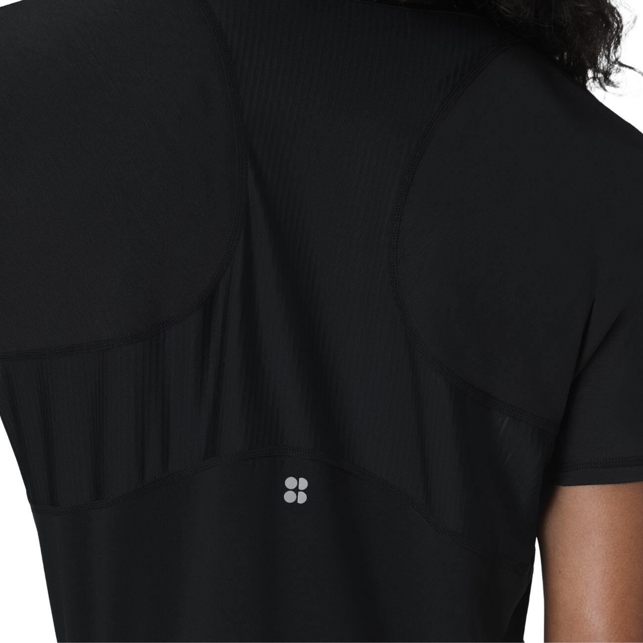 SWEATY BETTY Sweaty Betty Breathe Easy Mesh T-Shirt T-shirt ZWART XL 5/7
