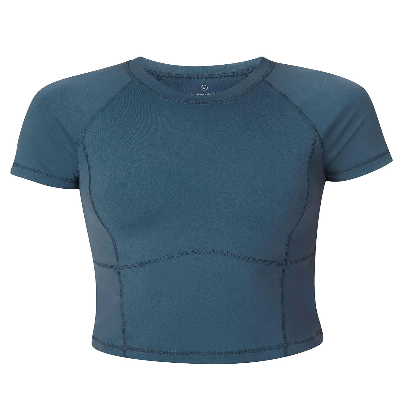 SWEATY BETTY All Day Cropped T-Shirt T-shirt ZACHTBLAUW S 5/7