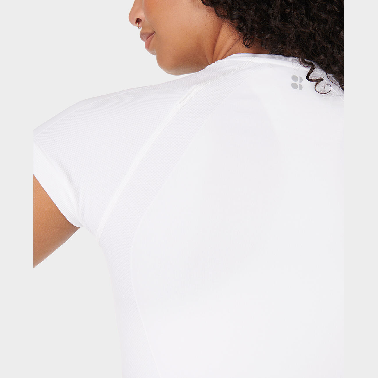 SWEATY BETTY Athlete Seamless Workout T-Shirt T-shirt WIT XL 5/7