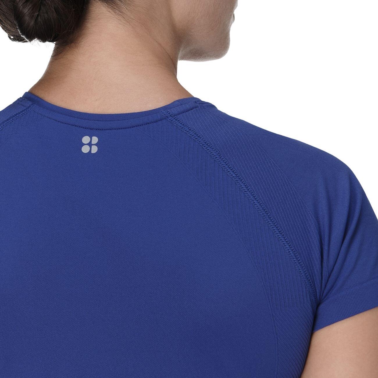 SWEATY BETTY Athlete Seamless Workout T-Shirt T-shirt KONINGSBLAUW L 4/7