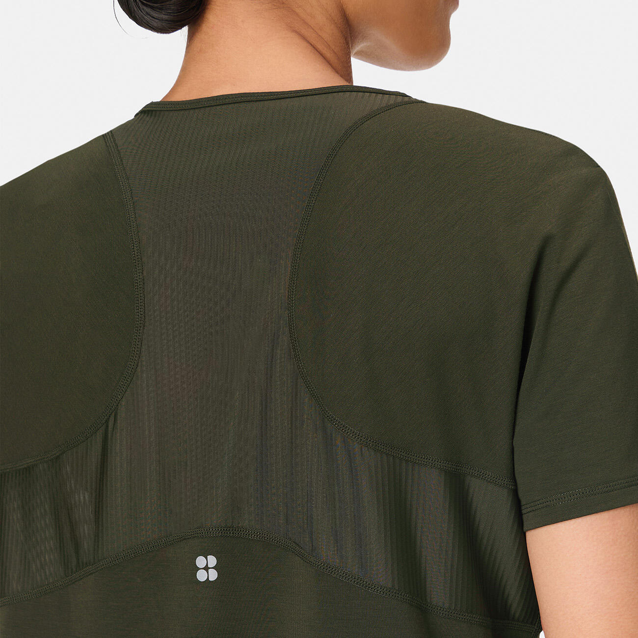 SWEATY BETTY Sweaty Betty Breathe Easy Mesh T-Shirt T-shirt OLIJFGROEN M 3/7