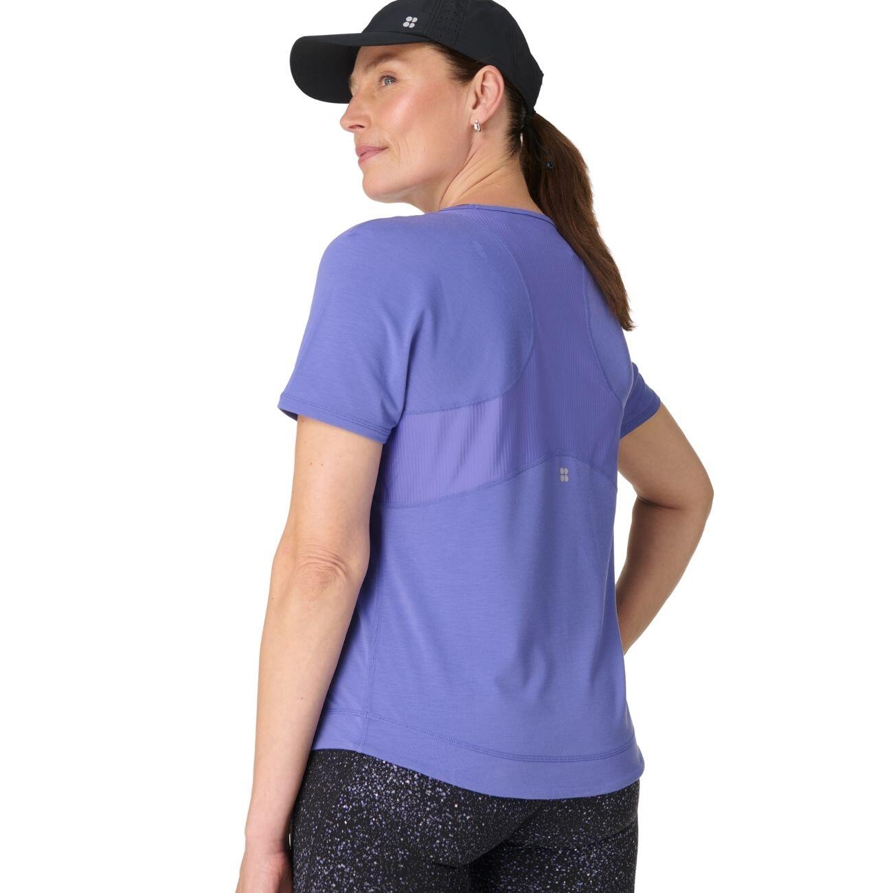 SWEATY BETTY Sweaty Betty Breathe Easy Mesh T-Shirt T-shirt AURA BLAUW S 4/7