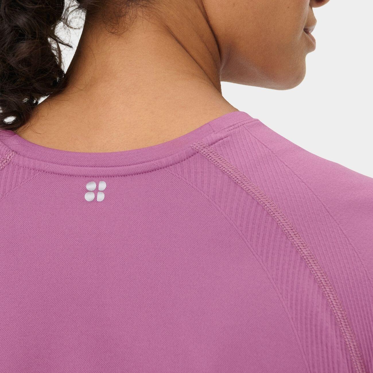 SWEATY BETTY Athlete Seamless Workout T-Shirt T-shirt DIEPPAARS M 5/7