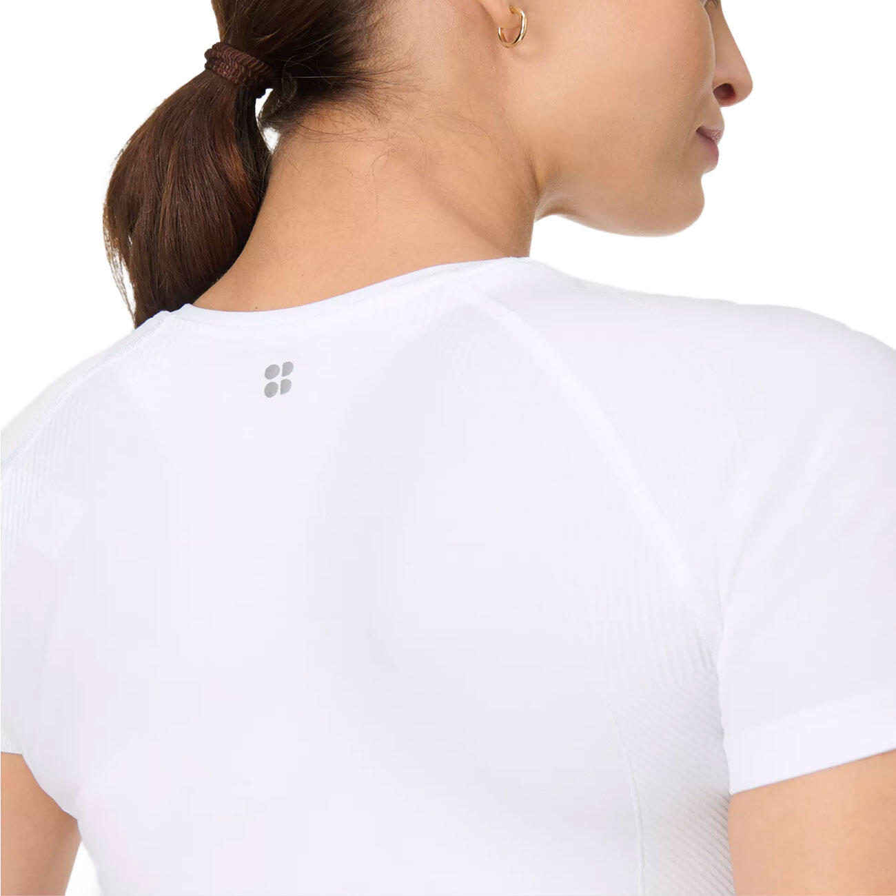SWEATY BETTY Athlete Seamless Workout T-shirt T-shirt WIT M 5/7