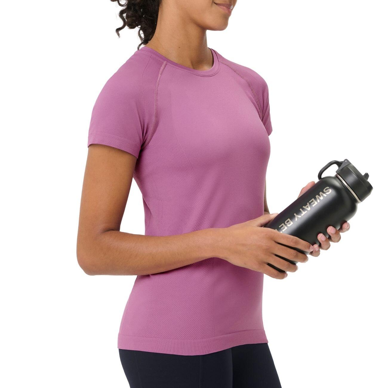 SWEATY BETTY Athlete Seamless Workout T-Shirt T-shirt DIEPPAARS M 4/7
