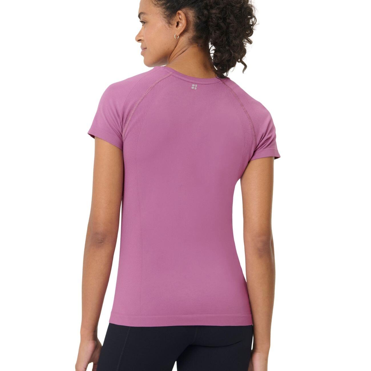 SWEATY BETTY Athlete Seamless Workout T-Shirt T-shirt DIEPPAARS M 3/7