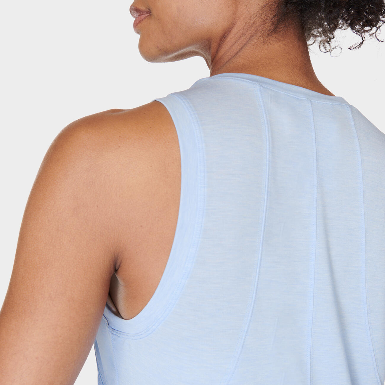 SWEATY BETTY Soft Flow Studio Tank Top T-shirt LICHTBLAUW S 5/7