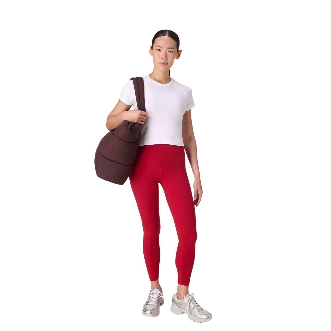 SWEATY BETTY Athlete Crop Seamless Workout T-Shirt T-shirt WIT XXL 4/7