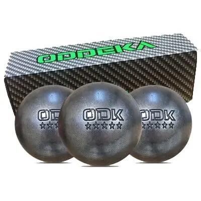 Boule de Pétanque Lisse Très Tendre Inox Oddeka Zeus Inox 3/4