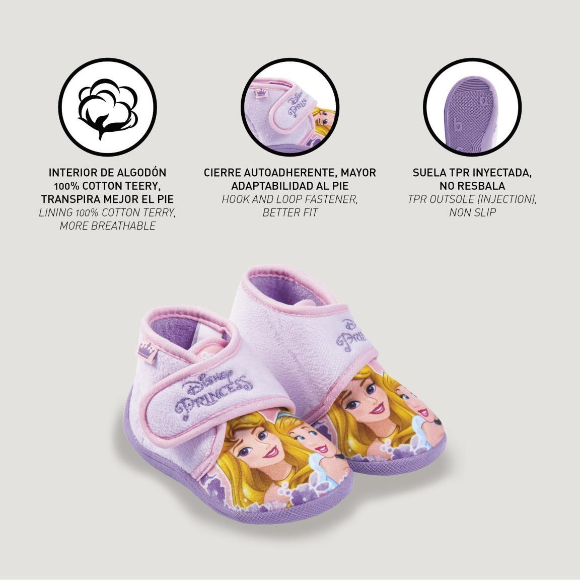 Disney Prinzessin Rosa Geschlossener Hausschuh 23 5/6